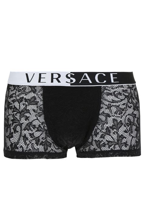 womens versace boxers|lace boxer shorts for men.